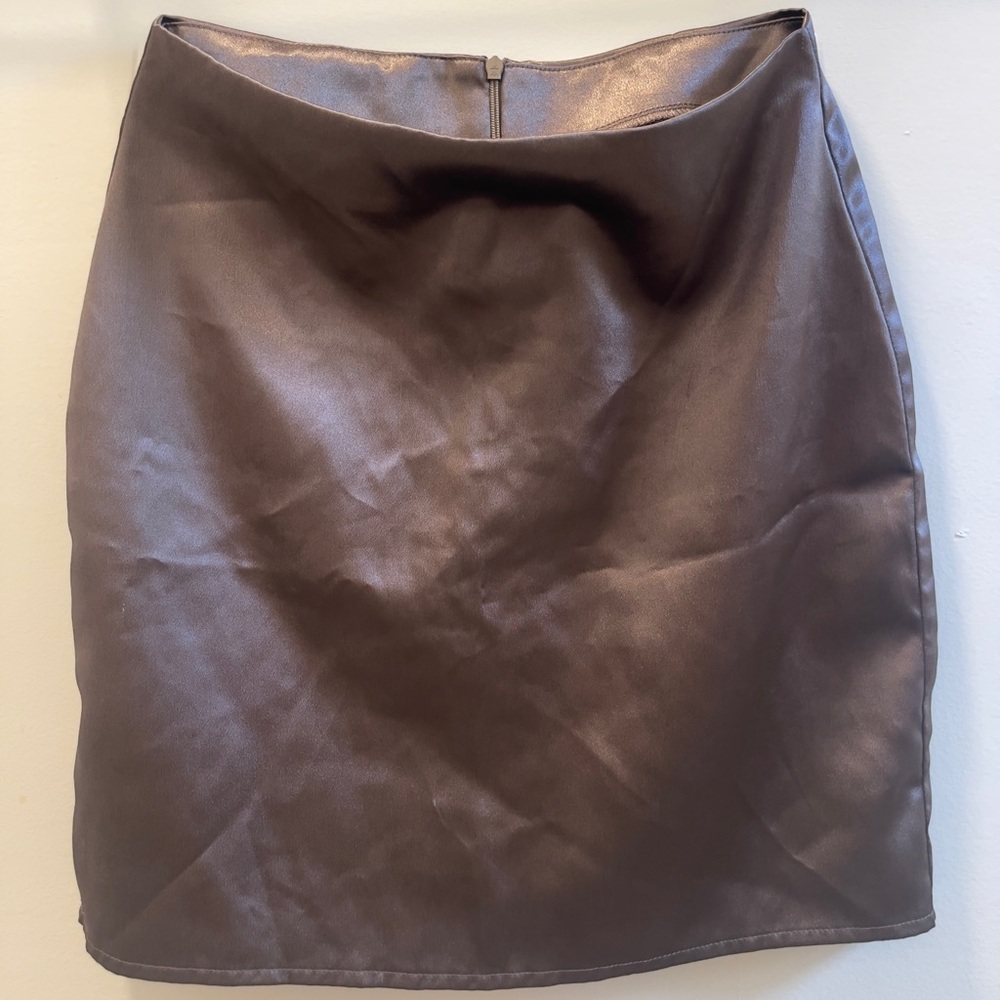 Parisian Silver Mini Pencil Skirt
